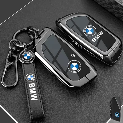 Car key bag, 320/325Li Old Model 5 Series 520/525Li - vinyl-bmw-d-model-piano-black-rope-buckle