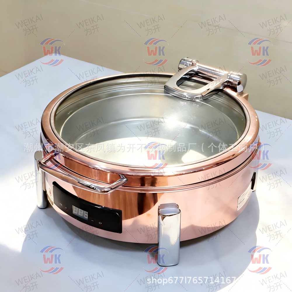 Horno de comedor inteligente de aislamiento térmico de inducción automática de acero inoxidable 304 de alta gama horno de solapa de desayuno horno de calentamiento eléctrico comercial horno de Buffy
