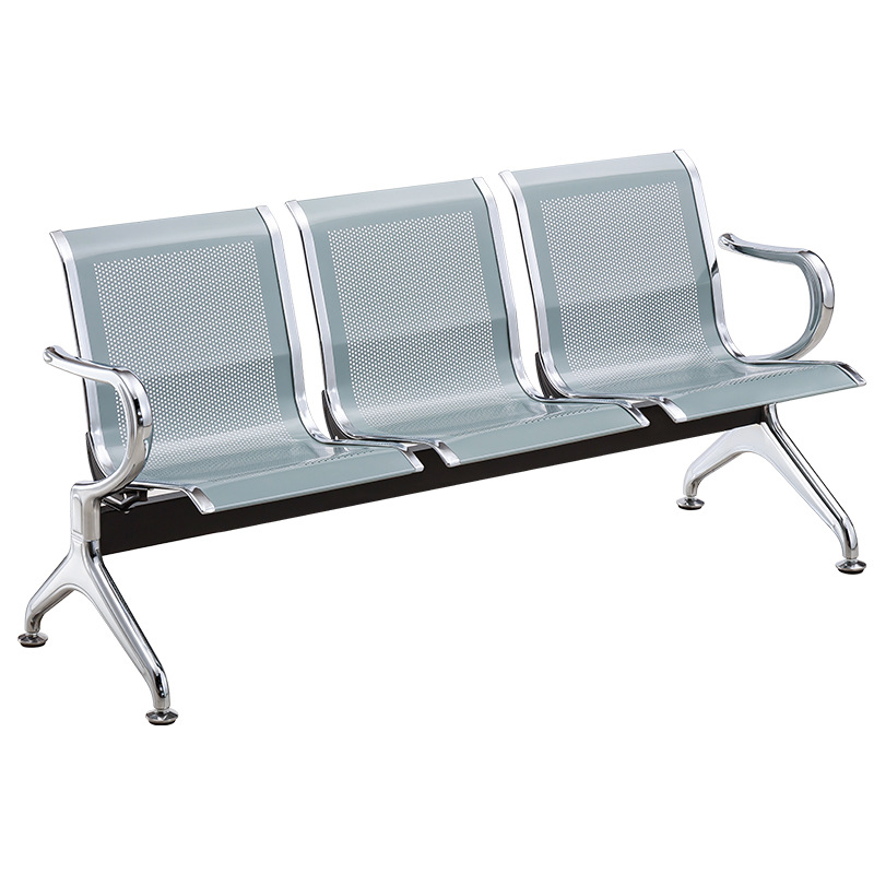 Sillas de parque Yijiahao, sillas de fila, sillas de aeropuerto, sillas de tres plazas, sillas de espera para estaciones, sillas de infusión para hospitales, estilo minimalista moderno. image 6
