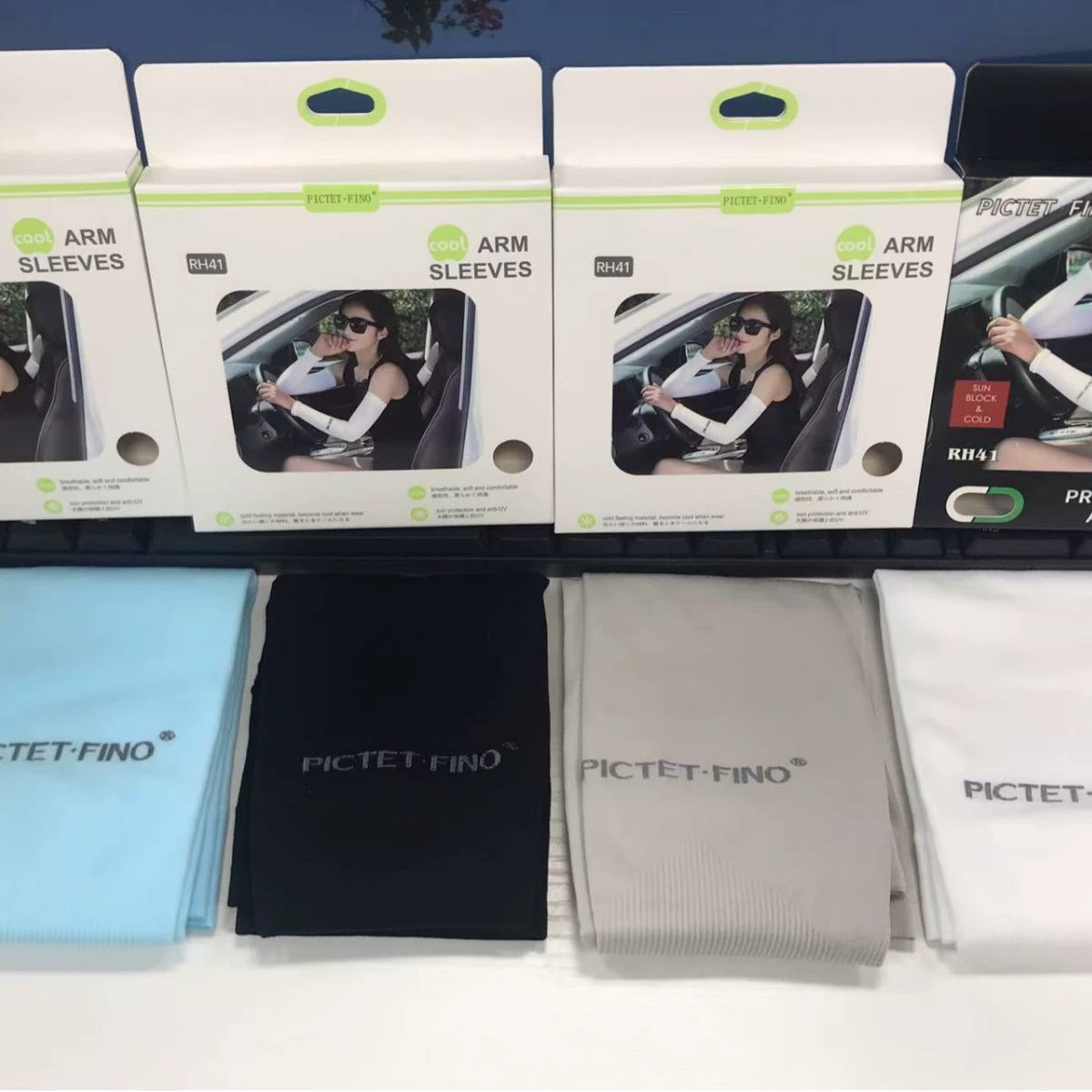Pic'te't Fino Ice Sleeves, солнцезащитные рукава из ледяного шелка для мужчин и женщин, летние уличные защитные рукава с защитой от УФ-лучей для вождения