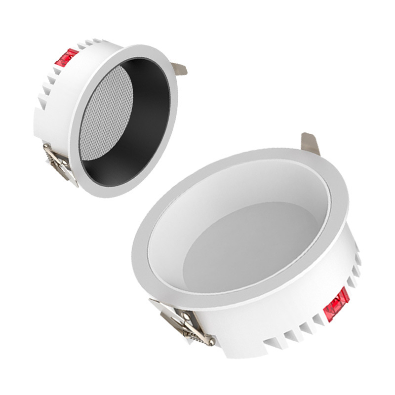 Zhongshan Factory Downlight integrado de espectro completo protector de ojos anti-deslumbramiento doméstico sin lámpara principal de taza profunda lámpara de proyección de pasillo