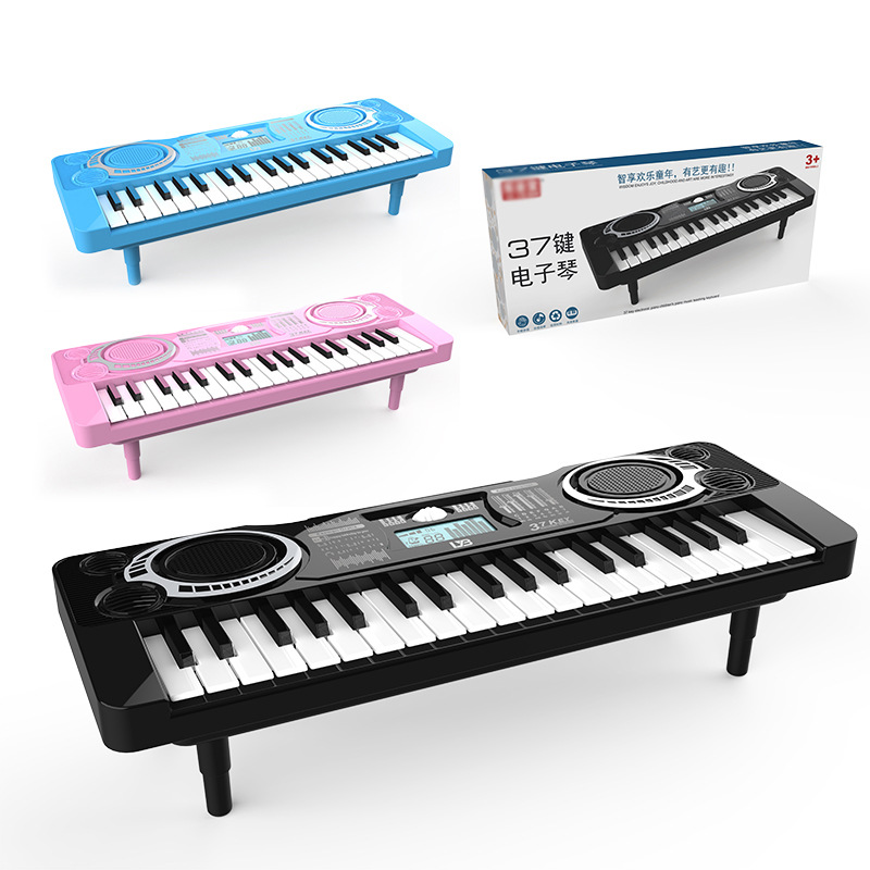 Una pieza envío gratuito transfronterizo niños multifuncional órgano electrónico simulación instrumento musical Entrada de música piano juguete regalo image 6
