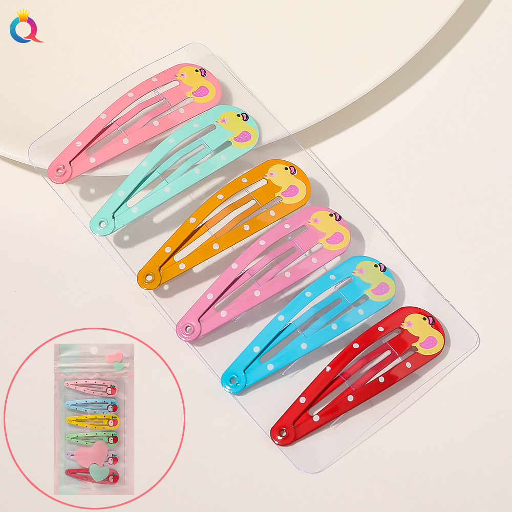 Wholesale Heart Bb Clip Set Candy Color Fruit Hairpin Bangs Clip Hairpin Hair Accessories display picture 7