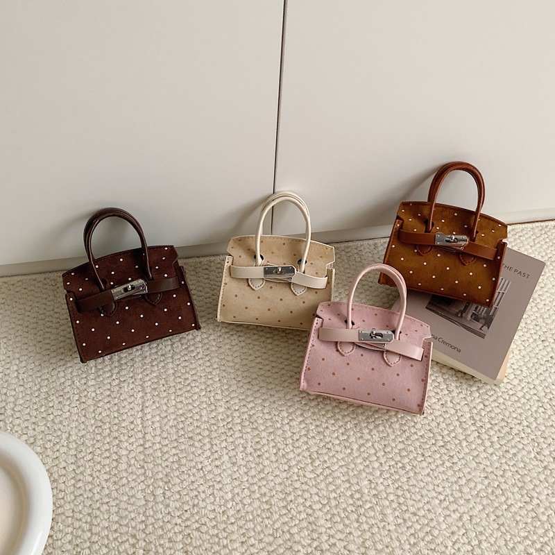 Cross-border mini Kelly bag, new autumn/winter collection, high-end, niche, lightweight, fashionable shoulder bag, crossbody bag, and handbag, also suitable for children