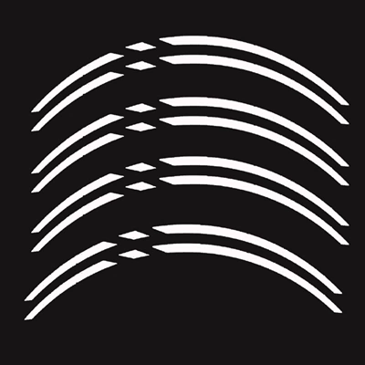Other Automotive Exterior Supplies — Letter Sticker for Vehicles - white-thin-strips