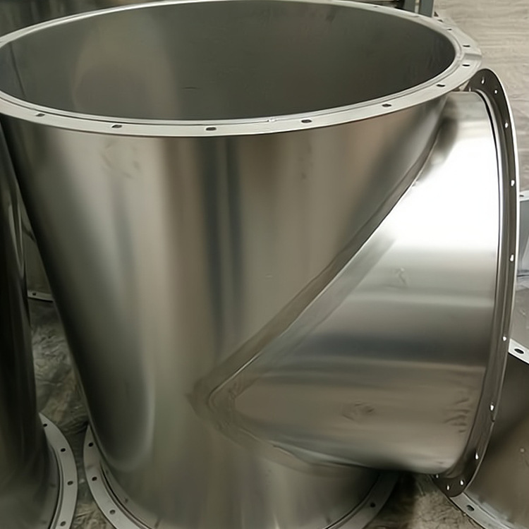 惠州石湾排尘风管 排烟管道 镀锌圆弯头 三通配件