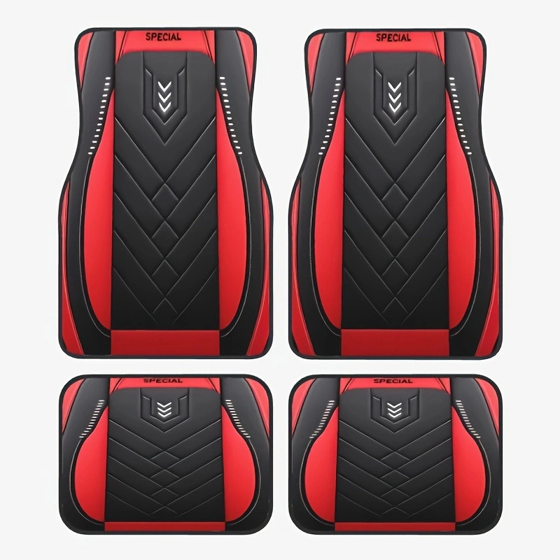 TEMU retro estilo nórdico alfombra de pie de coche alfombra de cuatro piezas tapete resistente a las manchas almohadilla de pie Amazon TEMU al por mayor