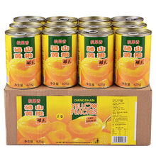 黄桃水果罐头批发 一整箱12罐砀山特产4罐6罐厂家直销