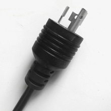 廠家供應電線電纜電源線美規3芯16AWGPVC電線自鎖插頭批發銷售