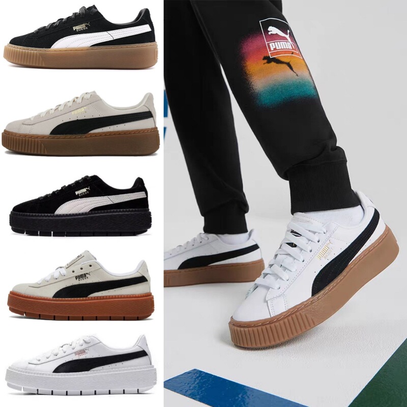 Putian Pure Original Pm Rihanna Thick-Soled Shoes Retro Height-Increasing Platform Shoes Label Casual Shoes Platform Cougar