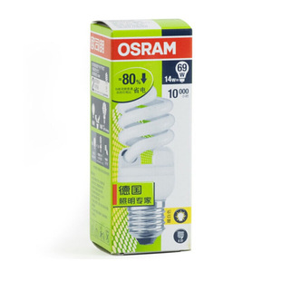 Osram Mini Full Spiral Energy-Saving Lamp E27 Large Mouth 14W/E27/Warm White 270
