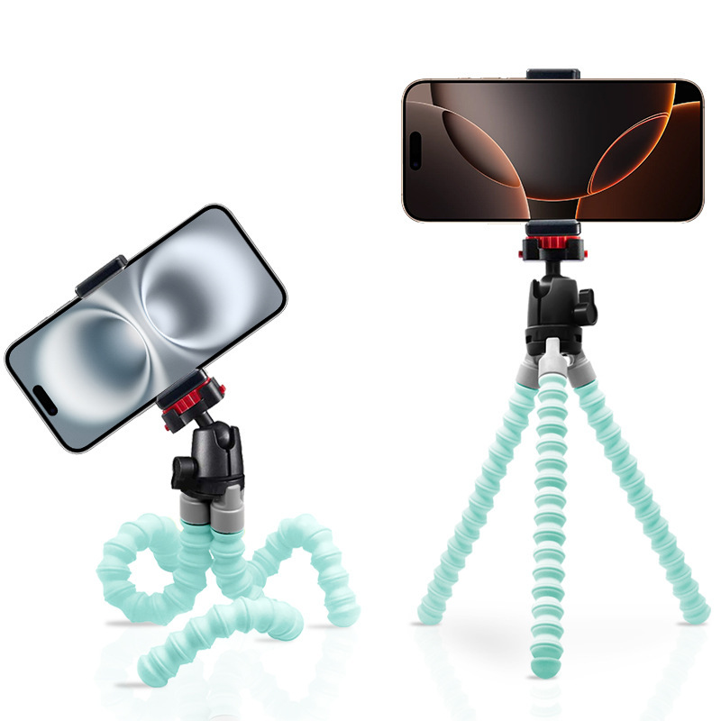 Octopus Mobile Phone Live Stand Camera Tripod Silicone Hose Fully Desktop Outdoor Portable Tripod