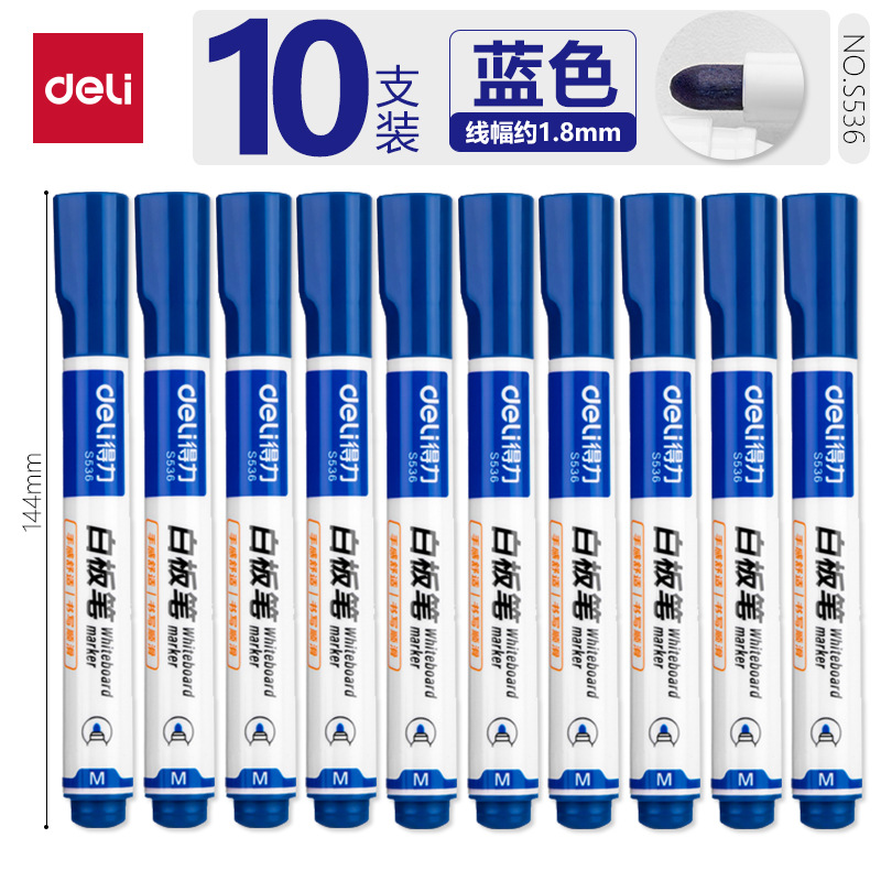 Delit Oil-based Whiteboard lápiz de secado rápido impermeable de gran capacidad sin decoloración lápiz de marca de cabeza gruesa lápiz de cabeza grande tinta de aceite