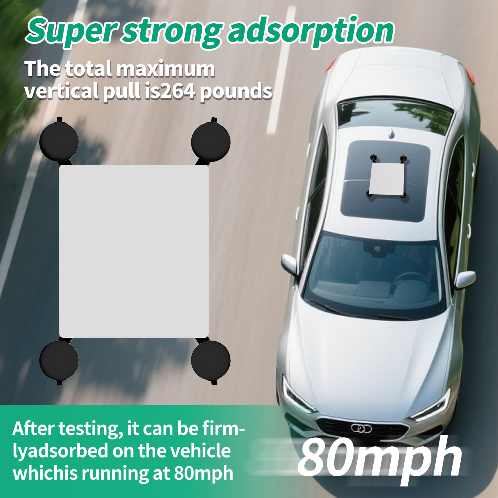 Suitable for Xinglian Min Suction Cup Bracket Sta Mini Metal Magnet Car Roof Skylight Glass Car Mount Accessories