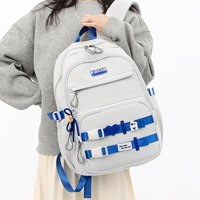 Nueva mochila mochila casual mochila coreana estilo de estilo de mujer alta sensación de viaje ligero mochila nicho diseño