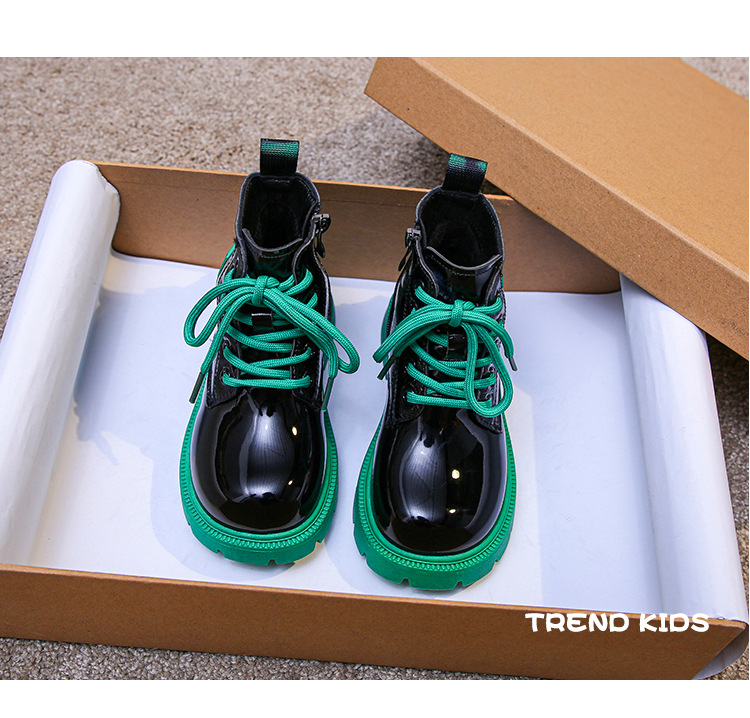 Girls' Martin Boots 2023 Autumn and Winter New Children's Cotton Short Boots Net Red Boys' Boots Little Girls' Trend_voghion.com
