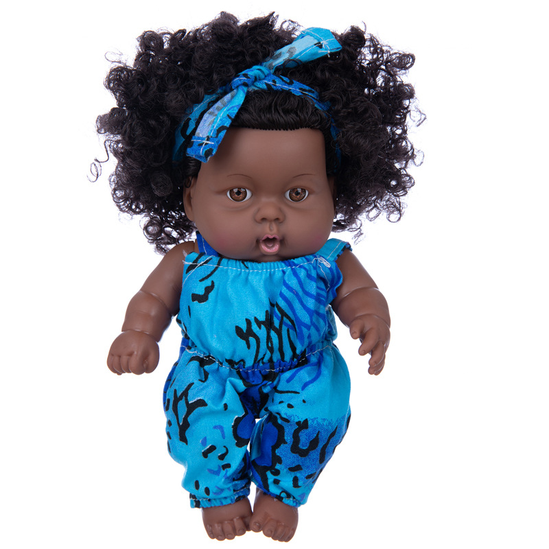 8-pulgadas muñeca chica americana de goma suave muñeca renacida muñeca de simulación bebé vinilo muñeca de juguete