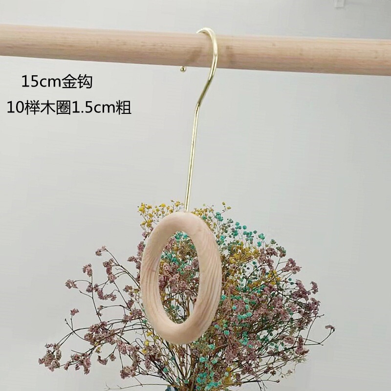 服飾原木sフック木製シングルクリップ洋服店フック展示服カバンセット道具ケヤキsフックリング|undefined