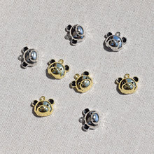 合金饰品配件可爱卡通小熊挂件diy手工耳环手链项链吊坠材料批发