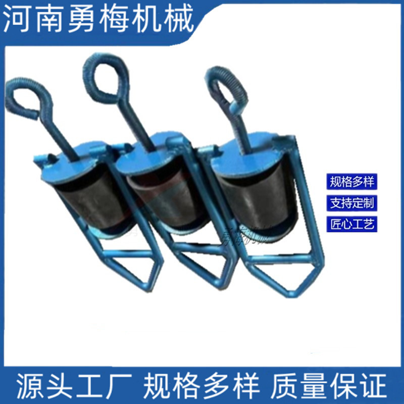 橡胶减震吊钩电机振动给料机用吊挂装置挂钩式橡胶弹簧厂家