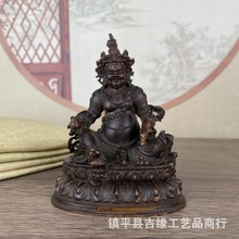 仿古佛像摆件藏佛黄才神家居装饰工艺品摆件