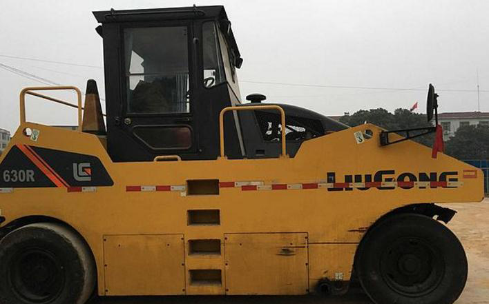 二手柳工压路市场 品牌柳工胶轮630R压路机出售