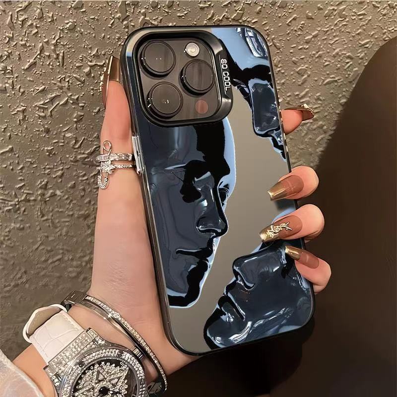 Estatuas de arte europeas y americanas para iPhone 16 funda para teléfono móvil Apple 15promax/14pro anti-caída 13pro12