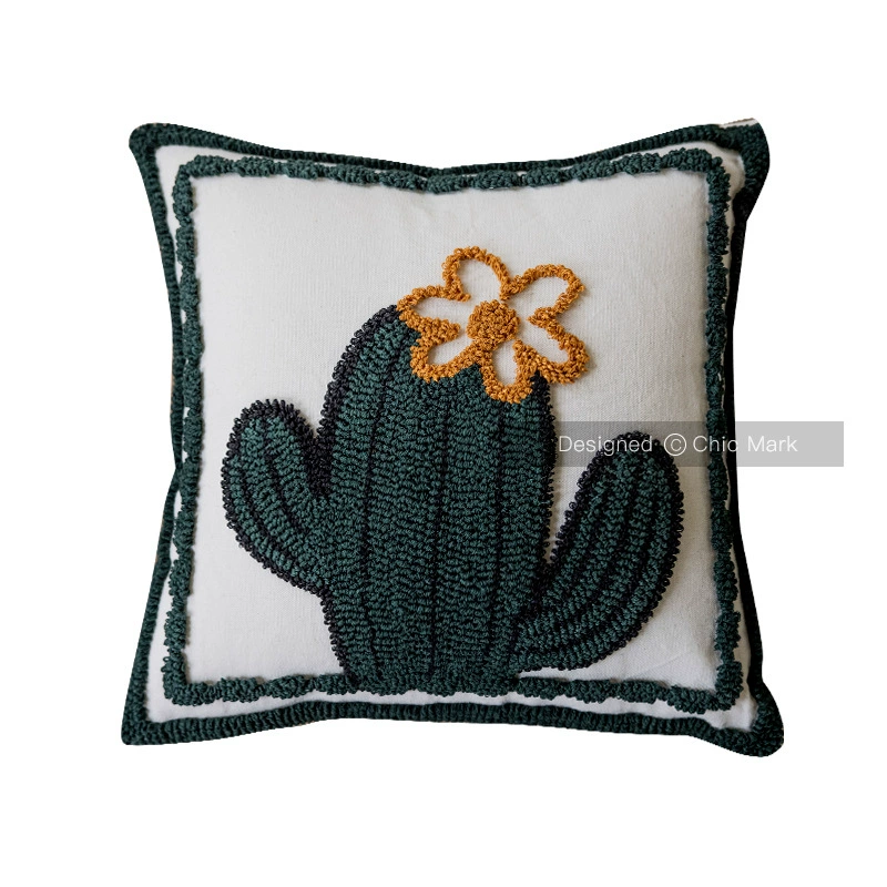  Nordic living room sofa cushion cotton cotton canvas flowing pillow pillow pillow pillow pillow red plants rely on pillow case