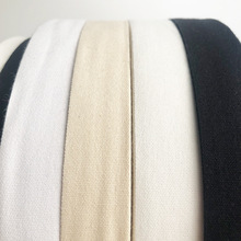 现货全棉平纹织带 可印花 纯棉可染色印刷棉带32支商标带