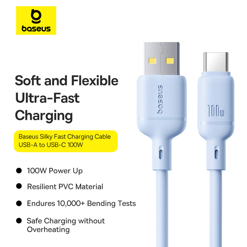 Baseus Q-Bomb 100W Fast Charging Mobile Phone Data Cable Suitable for Honor Huawei Samsung Xiaomi Flash Charging Tyc Charging Cable
