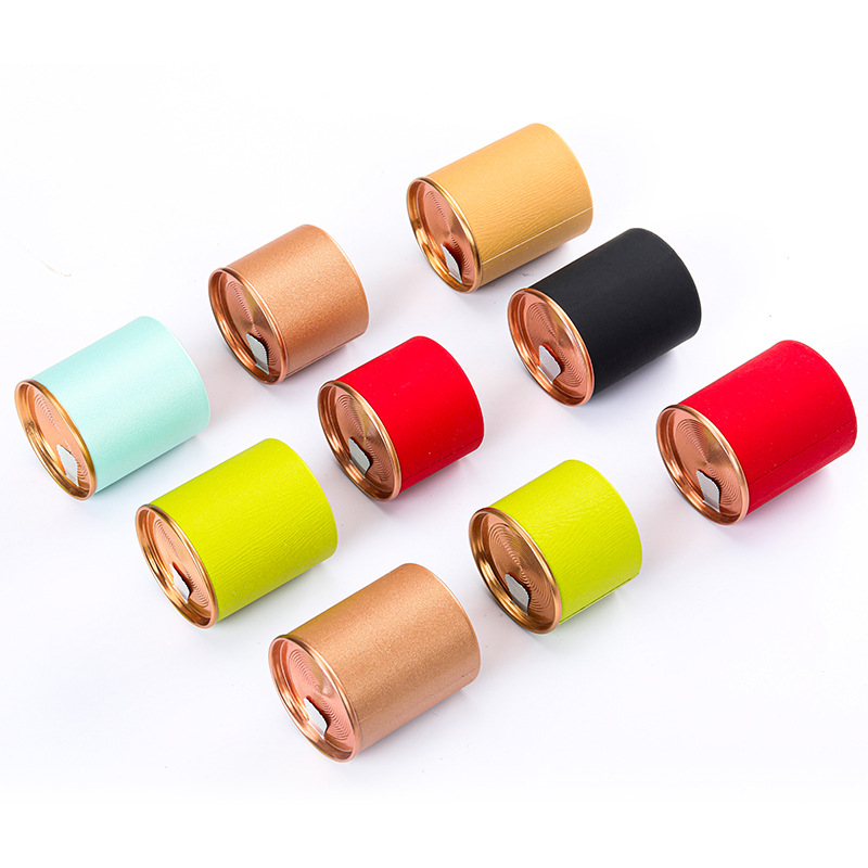 Easy-to-use environmentally friendly tea cans black tea rock tea green tea mini small paper cans portable sealed one can one brew gift box packaging