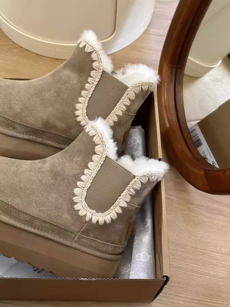 Stivali invernali da donna tutto in uno Stivali da neve Pan di Spagna Suole spesse Maggiore traspirabilità Scarpe casual_voghion.com