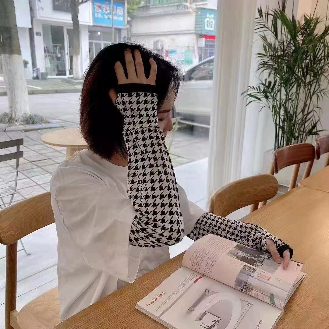 Летний новый солнцезащитный крем ручной рукав рукава тонкий дышащий свободный ледяной шелк рукав анти-УФ на открытом воздухе