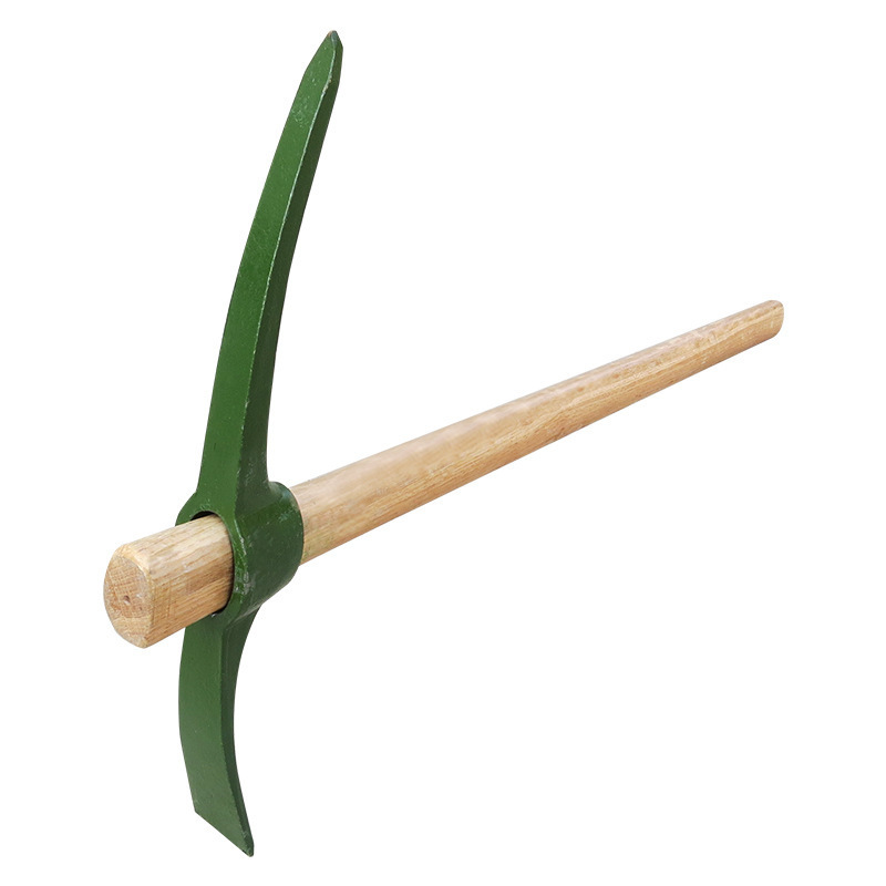 抗洪抢险85cm木柄铁镐镐头长48cm十字镐防汛救灾高碳钢双头镐