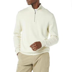 国境を越えたアマゾン秋冬男性ファッション半ファスナーpoloセーター男性カジュアル長袖底メリヤスシャツ