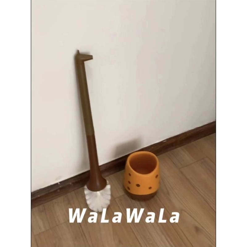 キリン便器ブラシ家庭用トイレ小鹿高颜値かわいいクリエイティブアニメ死角のない柔らかい毛トイレブラシ|undefined