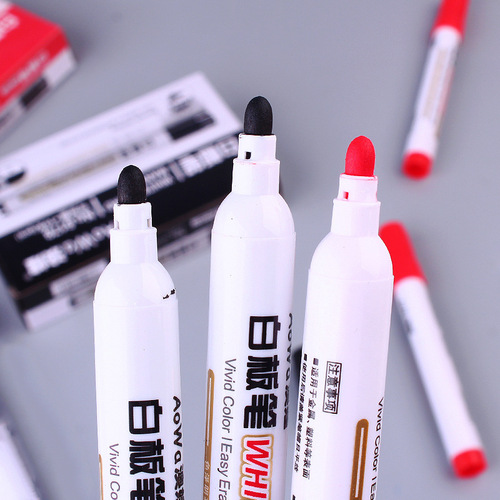 Manufacturer wholesale black marker whiteboard pen boxed erasable teacher's children's blackboard pen erasable marker pen