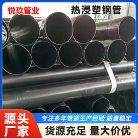 DFPB热浸塑钢管200电力穿线涂塑钢管N-HAP热侵塑批发耐腐蚀工业