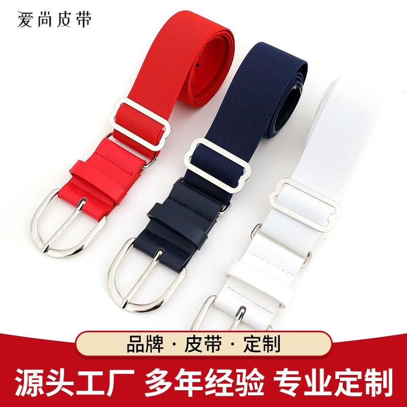 Кросс-бордерный спортивный бейсбольный пояс для студентов, эластичный ремень, простой и универсальный персонализированный пояс оптом