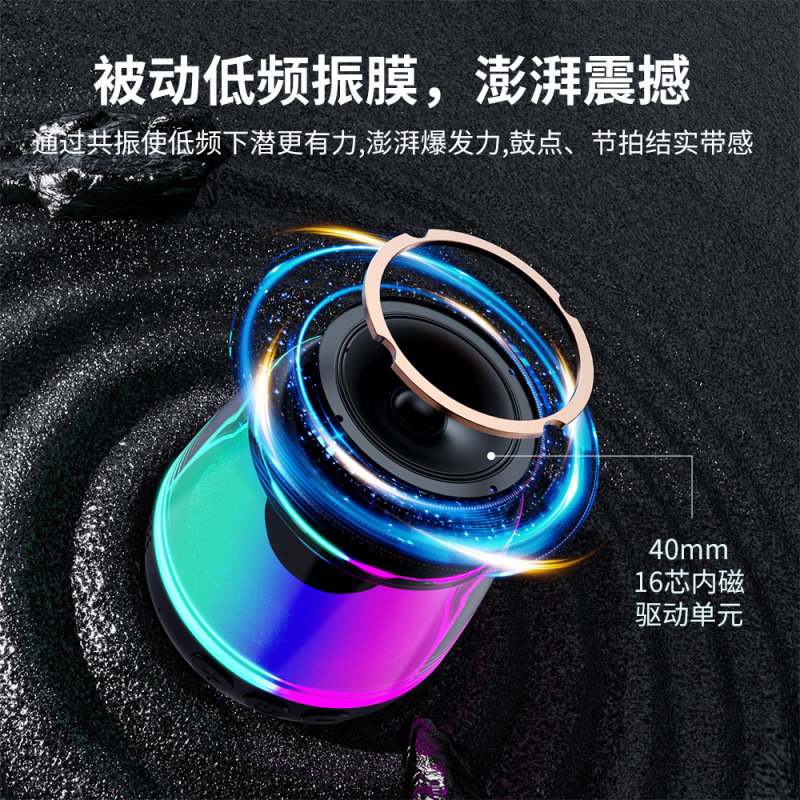 M2源工場独自設計磁気吸着式Bluetoothスピーカー ミニサブウーファー 越境人気商品|undefined