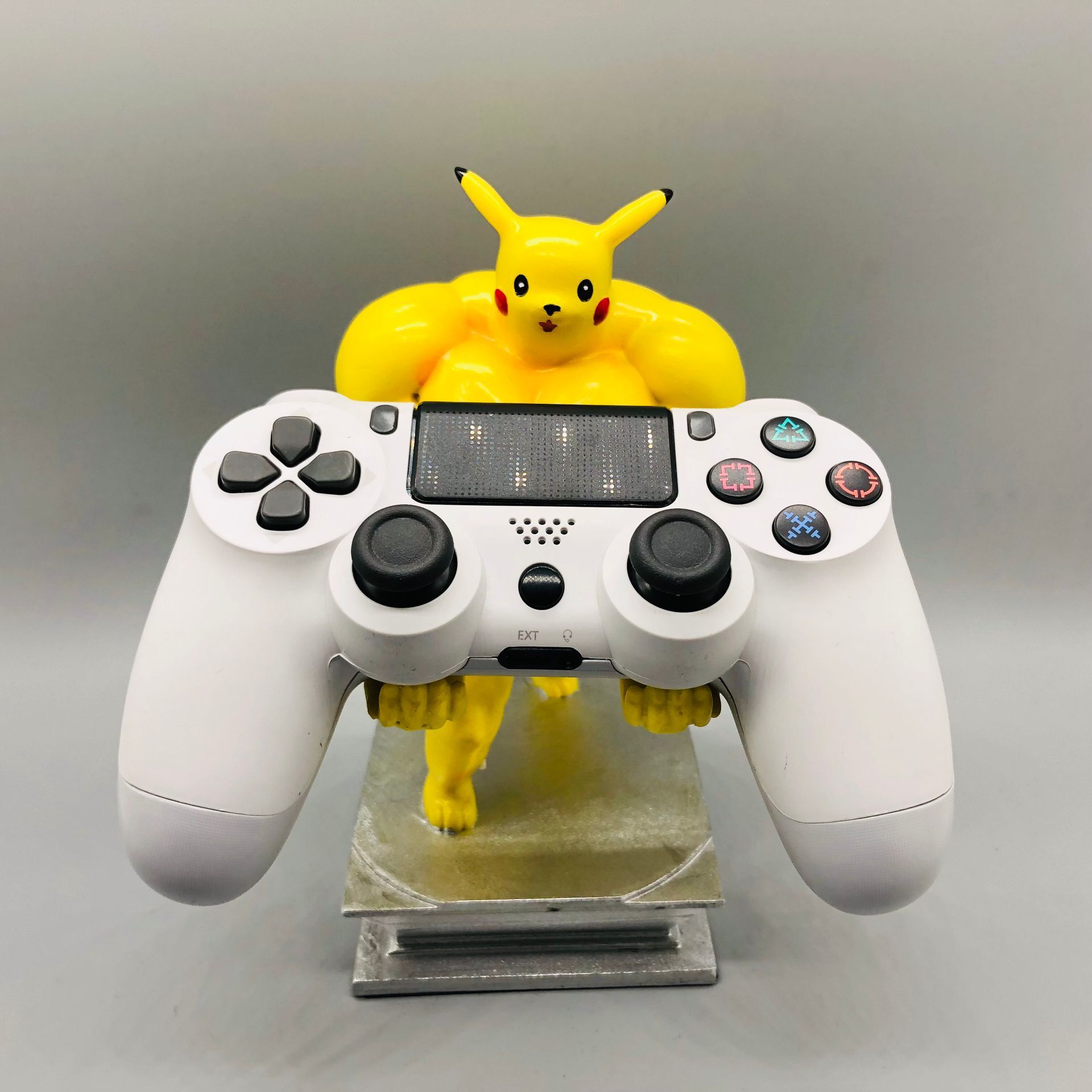 Pikachu músculo soporte de teléfono móvil de los hombres sexy músculo soporte de teléfono móvil juego mango soporte Decoración