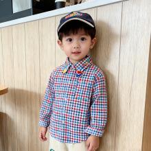 儿童衬衫2025秋季新款女童衬衫长袖儿童衬衫男童秋装外贸一件批发