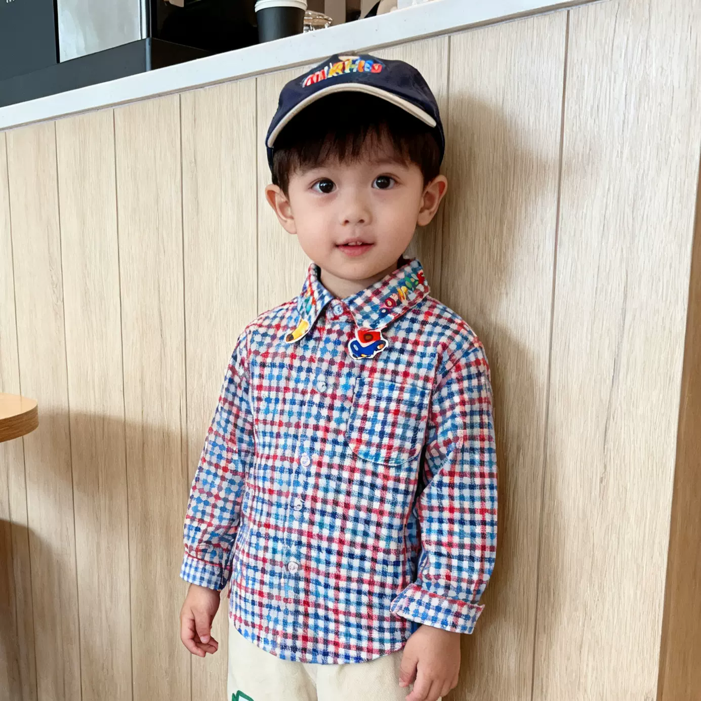 儿童衬衫2025秋季新款女童衬衫长袖儿童衬衫男童秋装外贸一件批发