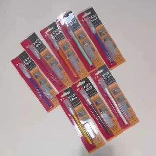 6个刀片卡装橡皮章剪纸手账雕刻刀具手 工模型贴膜工具笔刀