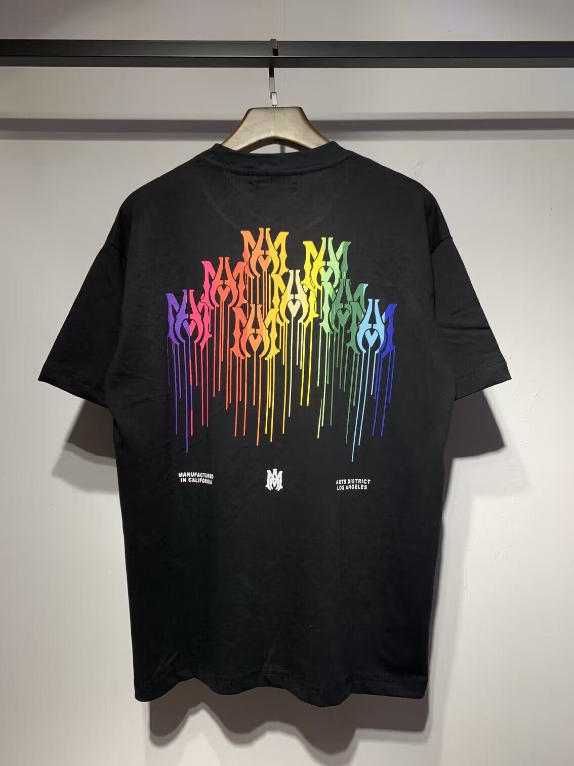 Verano nueva camiseta de manga corta impresa de letras suelta marca de moda hombre camiseta casual de media manga mujer