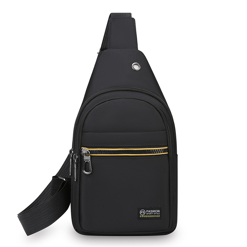 Bolso de pecho 2025 nuevo Oxford tela mochila al aire libre simple bolso de teléfono móvil casual resistente al desgaste bolso de hombro ligero para hombres