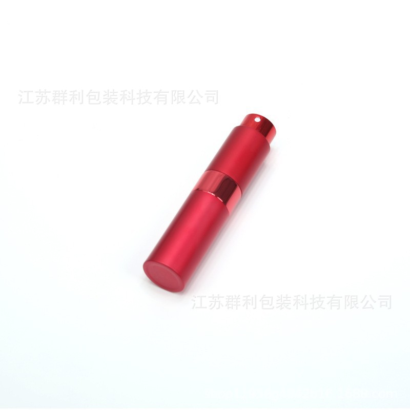 En stock suministro 8ml botella giratoria de tres secciones Esencia de perfume japonés aceite esencial mantenimiento líquido sub-botella bolsa de cosméticos