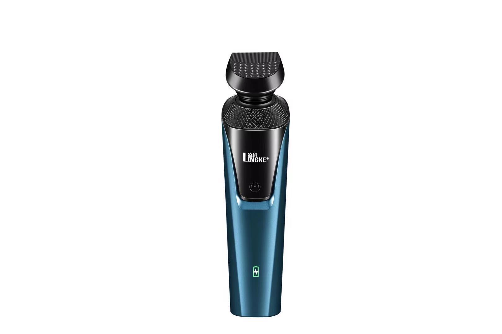Afeitadora eléctrica barba 3-en-1 usb recargable lavable_voghion.com