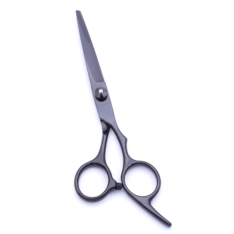 Tijeras de pelo directo de fábrica tijeras de peluquería profesional estilista de acero inoxidable tijeras planas flequillo tijeras de dientes finos tijeras para mascotas