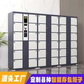 厂家定制电子储物柜超市商场共享智能条码寄存柜微信扫码存包柜